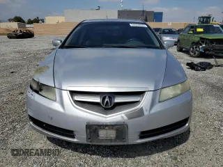 2005 Acura TL with VIN 19UUA66295A046326, listed as a Copart auction lot 54550935 with 166,408 mi miles and Salvage Title. Bid and sale history available at carsss.com. Image 5.