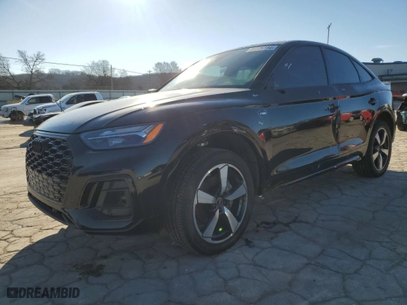 2022 Audi Q5 Sportback S line Premium Plus with VIN WA15AAFY9N2074089, listed as a Copart auction lot 41776184 with 716 mi miles. Bid and sale history available at carsss.com. Image 1.