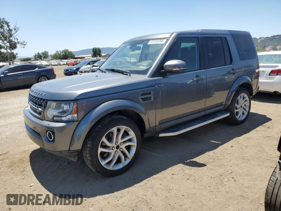 2016 Land Rover LR4 HSE with VIN SALAG2V64GA846072, listed as a Copart auction lot 65455395 with 34,094 mi miles and Clean title. Bid and sale history available at DreamBid. Image 1.