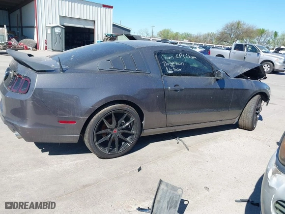 2014 Ford Mustang V6 with VIN 1ZVBP8AM8E5298230, listed as a IAAI auction lot 41832563 with 135,279 mi miles. Bid and sale history available at carsss.com. Image 4.