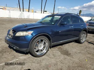 2007 Infiniti FX35 with VIN JNRAS08W57X202051, listed as a Copart auction lot 78272904 with 175,194 mi miles and Salvage Title. Bid and sale history available at carsss.com. Image 1.