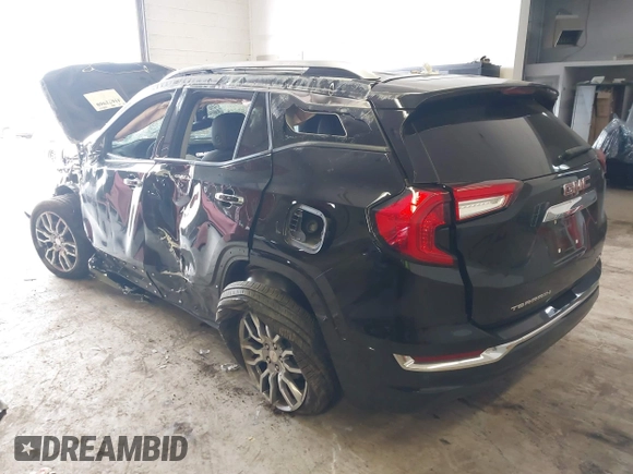 2024 GMC Terrain Denali with VIN 3GKALXEG6RL148457, listed as a IAAI auction lot 41672968 with 11,997 mi miles. Bid and sale history available at carsss.com. Image 3.