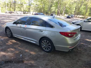 2016 Hyundai Sonata Sport with VIN 5NPE34AF6GH335980, listed as a IAAI auction lot 42137648 with 132,426 mi miles and . Bid and sale history available at DreamBid. Image 3.