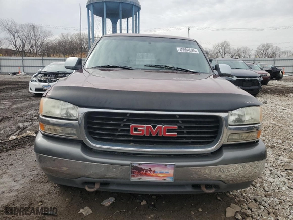 1999 GMC New Sierra 1500 SLE with VIN 1GTEC14V0XZ522724, listed as a Copart auction lot 49694695 with 122,159 mi miles and Salvage Title. Bid and sale history available at carsss.com. Image 5.