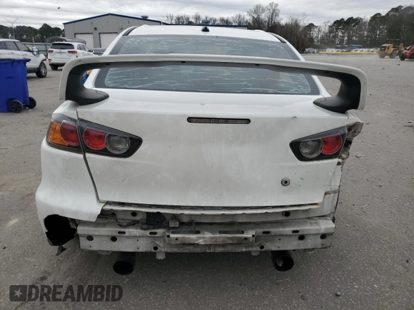 2011 Mitsubishi Lancer Evolution GSR with VIN JA32W8FV1BU029204, listed as a Copart auction lot 43207865 with 173,345 mi miles and Salvage Title. Bid and sale history available at carsss.com. Image 6.