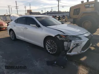 2021 Lexus ES 300h Luxury with VIN 58AEA1C11MU012688, listed as a Copart auction lot 89016795 with 123,574 mi miles and Salvage title. Bid and sale history available at DreamBid. Image 4.