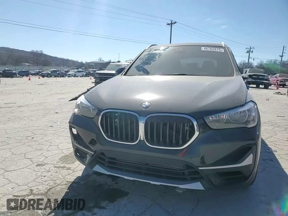 2021 BMW X1 xDrive28i with VIN WBXJG9C06M5U39389, listed as a Copart auction lot 46702675 with 39,594 mi miles and Salvage Title. Bid and sale history available at carsss.com. Image 11.