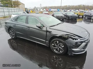 2025 Hyundai Sonata SEL with VIN KMHL64JA9SA474709, listed as a Copart auction lot 52705485 with 0 mi miles and Clean Title. Bid and sale history available at carsss.com. Image 4.