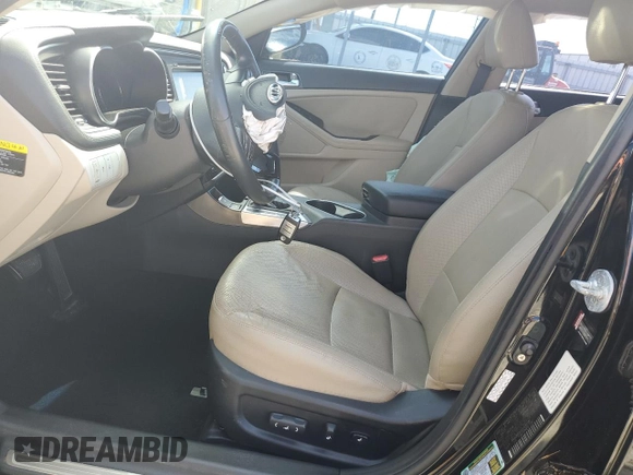 2016 Kia Optima Hybrid EX with VIN KNAGN4ADXG5094181, listed as a Copart auction lot 73480994 with 90,721 mi miles and Salvage Title. Bid and sale history available at carsss.com. Image 7.