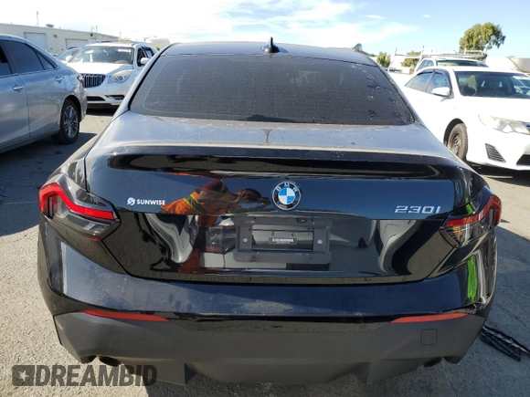 2022 BMW 2 Series 230i with VIN 3MW23CM02N8C53388, listed as a Copart auction lot 73560663 with 20,193 mi miles. Bid and sale history available at carsss.com. Image 6.