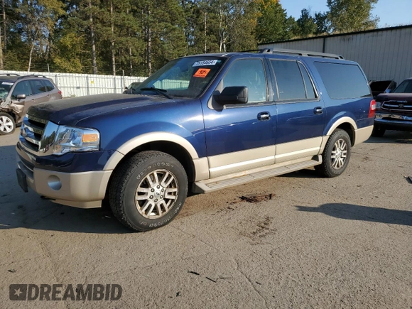 2010 Ford Expedition EL Eddie Bauer with VIN 1FMJK1J52AEB19232, listed as a Copart auction lot 75154654 with 0 mi miles and Clean Title. Bid and sale history available at carsss.com. Image 1.