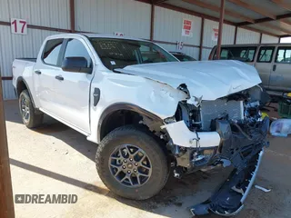 2024 Ford Ranger XLT with VIN 1FTER4GHXRLE52080, listed as a IAAI auction lot 41992449 with 4,083 mi miles and . Bid and sale history available at DreamBid. Image 1.