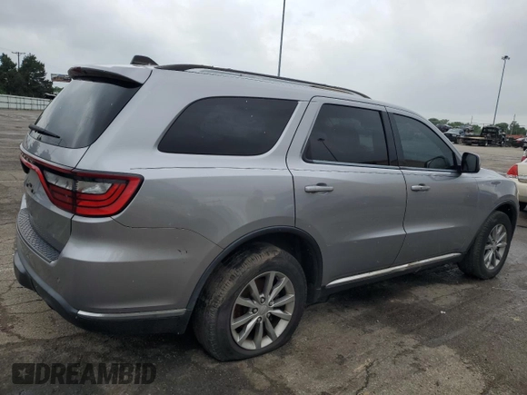2016 Dodge Durango SXT with VIN 1C4RDJAG3GC309161, listed as a Copart auction lot 60219395 with 161,397 mi miles and Clean title. Bid and sale history available at DreamBid. Image 3.