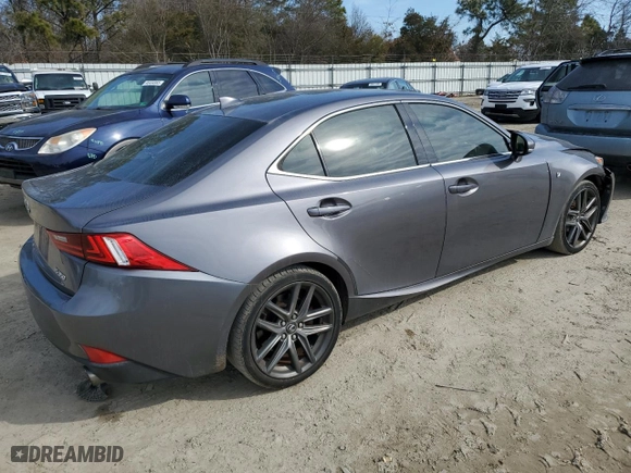 2014 Lexus IS 350 with VIN JTHBE1D26E5013128, listed as a Copart auction lot 46513495 with 103,096 mi miles and Salvage Title. Bid and sale history available at carsss.com. Image 3.