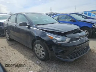 2022 Kia Rio S with VIN 3KPA24AD6NE445249, listed as a Copart auction lot 47897285 with 51,906 mi miles and Salvage Title. Bid and sale history available at DreamBid. Image 4.
