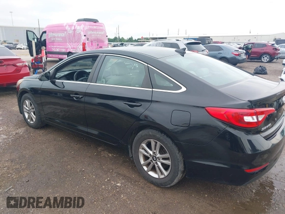 2016 Hyundai Sonata SE with VIN 5NPE24AF1GH388878, listed as a IAAI auction lot 39442510 with 158,111 mi miles and . Bid and sale history available at carsss.com. Image 14.