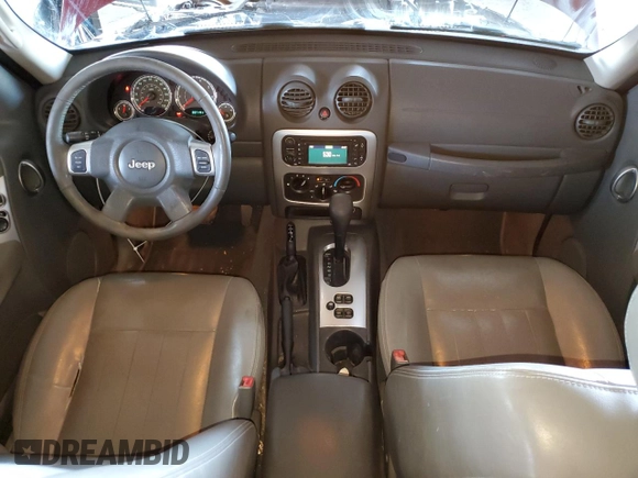 2007 Jeep Liberty Limited with VIN 1J8GL58K37W597251, listed as a Copart auction lot 52823045 with 227,191 mi miles and Salvage title. Bid and sale history available at DreamBid. Image 8.