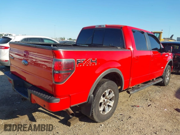 2011 Ford F-150 XLT with VIN 1FTFW1ET5BFC42624, listed as a IAAI auction lot 41853696 with 230,074 mi miles and . Bid and sale history available at DreamBid. Image 4.
