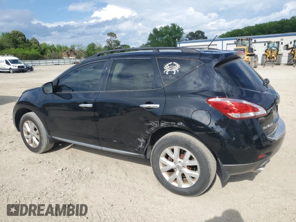 2014 Nissan Murano S with VIN JN8AZ1MW5EW509203, listed as a Copart auction lot 54307775 with 102,262 mi miles and Clean Title. Bid and sale history available at DreamBid. Image 2.