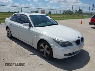 2008 BMW 5 Series 528xi with VIN WBANV13538CZ55306, listed as a IAAI auction lot 42799967 with 72,489 mi miles and . Bid and sale history available at DreamBid. Image 1.