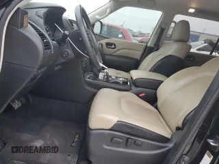 2021 Infiniti QX80 LUXE with VIN JN8AZ2AF6M9715895, listed as a Copart auction lot 72437294 with 42,582 mi miles and Salvage Title. Bid and sale history available at carsss.com. Image 7.