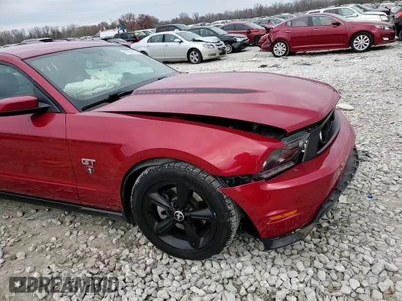 2010 Ford Mustang GT with VIN 1ZVBP8CH1A5124090, listed as a Copart auction lot 81806634 with 69,133 mi miles and Salvage title. Bid and sale history available at DreamBid. Image 11.