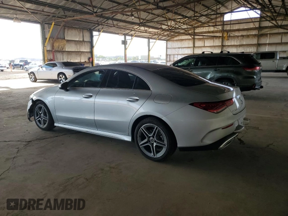 2023 Mercedes-Benz CLA 250 with VIN W1K5J4GB6PN333453, listed as a Copart auction lot 63425583 with 5,457 mi miles and . Bid and sale history available at DreamBid. Image 2.