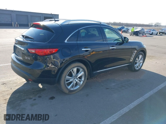 2016 Infiniti QX70 with VIN JN8CS1MW8GM750488, listed as a IAAI auction lot 41888277 with 146,484 mi miles and . Bid and sale history available at DreamBid. Image 4.