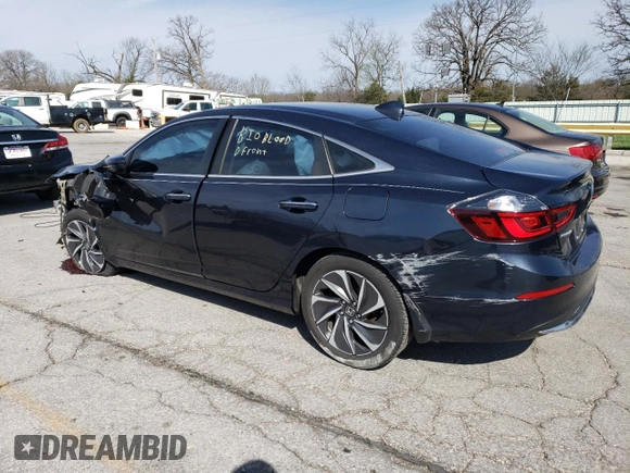 2020 Honda Insight Touring with VIN 19XZE4F98LE003522, listed as a Copart auction lot 51084565 with 73,763 mi miles and Salvage Title. Bid and sale history available at carsss.com. Image 2.