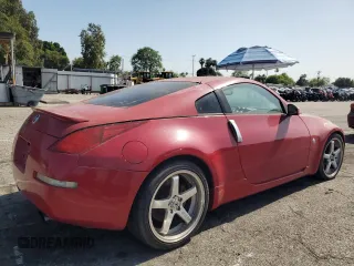 2003 Nissan 350Z Performance z VIN JN1AZ34D63T118262, wystawiony jako Copart lot #59956315 z przebiegiem Nie podano mil oraz Czysty tytuł • Clean title. Historia ofert i sprzedaży dostępna na DreamBid. Obrazek 3.