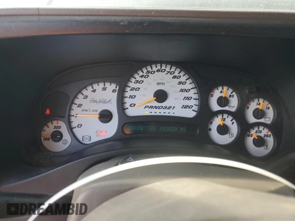 2003 Cadillac Escalade z VIN 1GYEK63N93R143629, wystawiony jako Copart lot #50333955 z przebiegiem 102 828 mil mil oraz Szkoda całkowita • Salvage title. Historia ofert i sprzedaży dostępna na DreamBid. Obrazek 9.