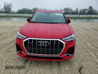 2022 Audi Q3 S line Premium Plus with VIN WA1EECF32N1147622, listed as a Copart auction lot 42111635 with 19,997 mi miles and Salvage Title. Bid and sale history available at carsss.com. Image 10.