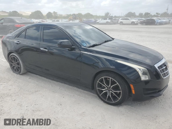 2017 Cadillac ATS Sedan RWD with VIN 1G6AA5RX8H0170927, listed as a Copart auction lot 51227995 with 55,694 mi miles and Salvage Title. Bid and sale history available at carsss.com. Image 4.