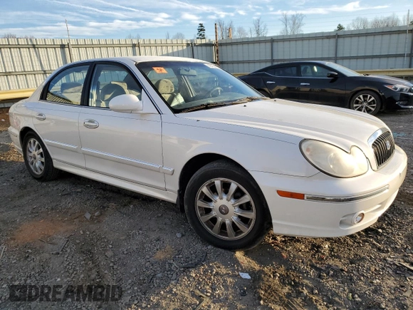 2003 Hyundai Sonata GLS with VIN KMHWF35H33A910342, listed as a Copart auction lot 42789435 with 127,344 mi miles and Salvage Title. Bid and sale history available at carsss.com. Image 4.