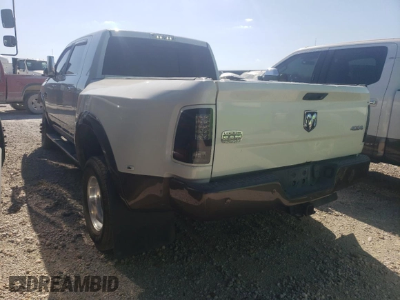 2018 Ram 3500 Longhorn with VIN 3C63RRNL9JG120328, listed as a Copart auction lot 78195464 with 181,517 mi miles and Salvage Title. Bid and sale history available at carsss.com. Image 2.