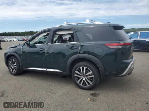 2022 Nissan Pathfinder Platinum with VIN 5N1DR3DK5NC262389, listed as a Copart auction lot 64742985 with 39,985 mi miles and Salvage title. Bid and sale history available at DreamBid. Image 2.