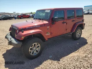 2013 Jeep Wrangler Unlimited Rubicon with VIN 1C4HJWFG3DL589847, listed as a Copart auction lot 52641075 with 75,747 mi miles and Salvage Title. Bid and sale history available at carsss.com. Image 1.