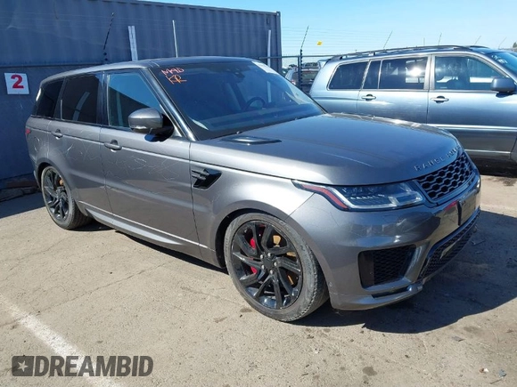 2019 Land Rover Range Rover Sport Dynamic with VIN SALWR2RE0KA825052, listed as a IAAI auction lot 41678014 with 56,814 mi miles. Bid and sale history available at carsss.com. Image 1.