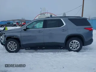 2020 Chevrolet Traverse LT Cloth with VIN 1GNEVGKW5LJ313942, listed as a IAAI auction lot 41465413 with 49,657 mi miles and . Bid and sale history available at DreamBid. Image 14.