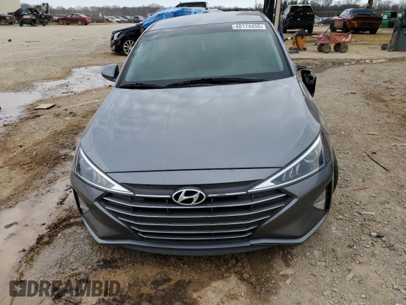 2019 Hyundai Elantra SE with VIN 5NPD74LFXKH489078, listed as a Copart auction lot 48174455 with 114,627 mi miles and Salvage Title. Bid and sale history available at DreamBid. Image 5.