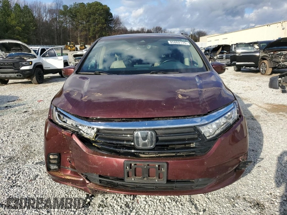 2021 Honda Odyssey Touring with VIN 5FNRL6H86MB021678, listed as a Copart auction lot 85002174 with 103,166 mi miles and Salvage Title. Bid and sale history available at carsss.com. Image 5.
