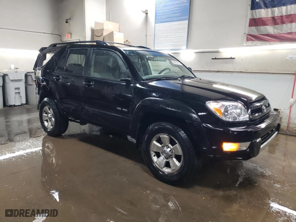 2003 Toyota 4Runner SR5 with VIN JTEBT14R038002802, listed as a Copart auction lot 48614125 with 249,307 mi miles and Salvage Title. Bid and sale history available at carsss.com. Image 4.