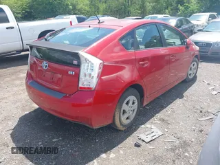 2011 Toyota Prius I with VIN JTDKN3DU2B1443658, listed as a IAAI auction lot 42141442 with 169,456 mi miles. Bid and sale history available at carsss.com. Image 4.