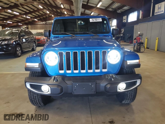 2022 Jeep Wrangler Unlimited Sahara Altitude with VIN 1C4HJXEG0NW255315, listed as a Copart auction lot 87821535 with 40,113 mi miles and Clean title. Bid and sale history available at DreamBid. Image 5.