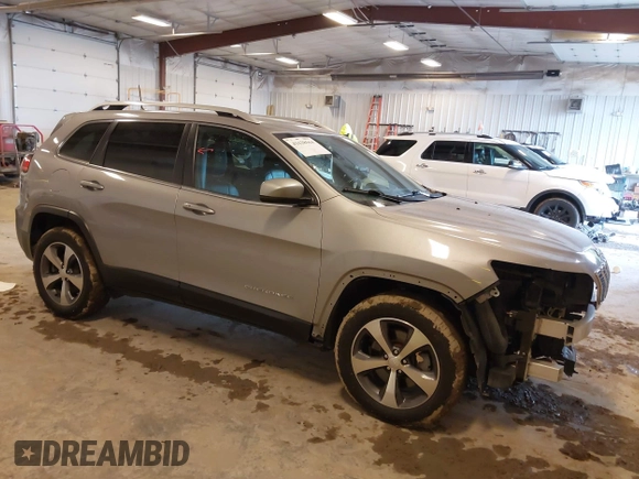2020 Jeep Cherokee Limited with VIN 1C4PJMDX7LD595128, listed as a IAAI auction lot 41628564 with 79,207 mi miles. Bid and sale history available at carsss.com. Image 1.