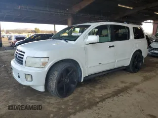 2006 Infiniti QX56 with VIN 5N3AA08C36N813704, listed as a Copart auction lot 85601374 with 146,164 mi miles and Salvage Title. Bid and sale history available at carsss.com. Image 1.