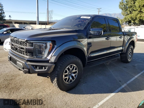 2021 Ford F-150 Raptor with VIN 1FTFW1RG4MFC25118, listed as a Copart auction lot 86217584 with 30,802 mi miles and Salvage Title. Bid and sale history available at carsss.com. Image 1.