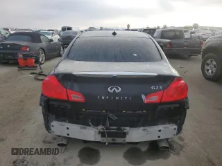 2011 Infiniti G25 Journey with VIN JN1DV6AP8BM601592, listed as a Copart auction lot 89093715 with Not Provided miles and Salvage Title. Bid and sale history available at DreamBid. Image 6.