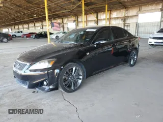 2011 Lexus IS 350 with VIN JTHBE5C29B5027271, listed as a Copart auction lot 46533325 with 163,037 mi miles and Salvage Title. Bid and sale history available at carsss.com. Image 1.