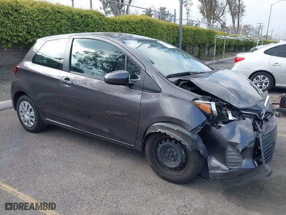 2015 Toyota Yaris L with VIN VNKJTUD3XFA019088, listed as a IAAI auction lot 41892895 with 19,360 mi miles. Bid and sale history available at carsss.com. Image 1.